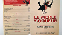 imprimeur menu restaurant